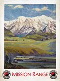 Gustav W. Krollmann, Nothern Pacific Mission Range, poster