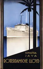 Johann A.W. von Stein, Rotterdamsche Lloyd Sumatra Java, 1931, poster