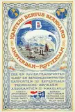 Willem H. van Norden, Kapitein Bertus Bernard Amsterdam Rotterdam Zee en Riviertransporten Assurantiën, poster