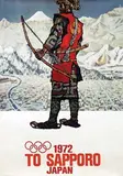 Ken'ichi Kuriyagawa, Olympic Winter Games To Sapporo, 1972, poster