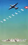 Hermann Eidenbenz, Swissair, 1948, poster