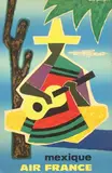 Guy Georget, Air France mexique, poster