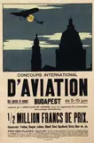 Deszoe Bér, Concours International D'Aviation Budapest, poster