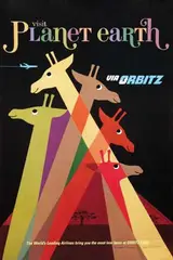 David Klein, visit Planet earth via Orbitz, poster