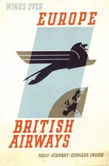 Theyre Lee-Elliott, British Airways Wings over Europe, poster