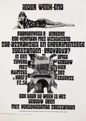 Studio Wapper, Ieder week-end Kasieno Utrecht, poster