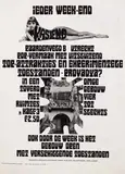 Studio Wapper, Ieder week-end Kasieno Utrecht, poster