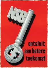 Louis E. Manche, NSB ontsluit een betere toekomst, 1943, poster