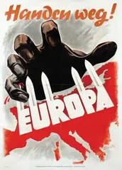 Erik, Handen weg! Europa, 1943, poster