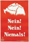 Ernő Jeges, Nein! Nein! Niemals!, 1919, poster
