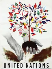 Henry Eveleigh, United Nations, 1947, poster