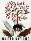 Henry Eveleigh, United Nations, 1947, poster