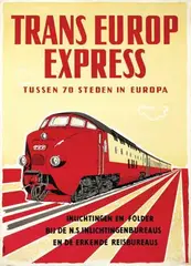 Jan de Haan, Trans Europ Express, poster