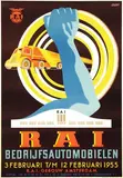 Eppo Doeve, RAI Bedrijfsautomobielen, 1955, poster