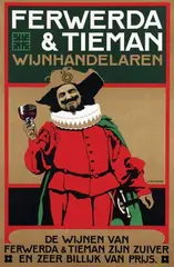 Jan Rotgans, Ferwerda & Tieman Wijnhandelaren, poster