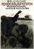 Alfred Ost, Belgische Roode-Kruisfeesten Roosendaal, 1917, poster