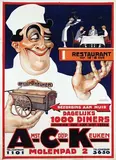 Charles Jr. Verschuuren, Amst. Coöp. Keuken bezorging aan huis 1000 diners, poster