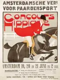Louis Raemaekers, Amsterdamsche Verg. Voor Paardensport Concours Hippique, 1914, poster