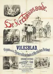 G. Becker, De Werkmansbode Volksblad, poster