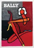 Bernard Villemot, Bally Homme et Femme Assis.