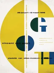 Herman Rademaker, vincent van gogh verzameling van het kröller-müller otterlo, 1956, poster