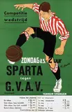 Izak van Hasselt, Sparta tegen G.V.A.V. Terrein Spangen, poster