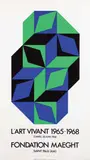 L'Art Vivant Fondation Maeght by Victor Vasarely, 1968, poster, sold Jun 2013