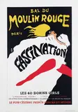 Bal du Moulin Rouge Fascination by René(ps. Renato de Zavagli) Gruau, poster, sold Jun 2013