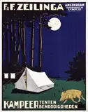Daan Hoeksema, Fa. F. Zeilinga Kampeer tenten benoodigheden, 1924, poster