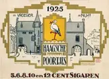 Chr.L. Wesseling, Haagsche Poortjes Sigaren, 1925, poster