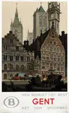 Herman Verbaere, Gent met den spoorweg, poster