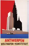 Jozef Winters, Antwerpen Welthafen-Kunststadt, poster