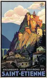 Roger Broders, Saint-Etienne, 1929, poster