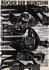 HAP Grieshaber, Bücher der Neunzehn, poster