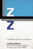 zeefdrukaffiches by Willem H. Crouwel, 1966, poster, sold Jun 2013