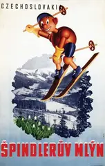 O. Repa, Czechoslovakia Spindleruv Mlýn, poster