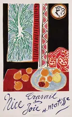 Henry Matisse, Nice Travail & Joie, 1947, poster