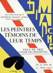 Henry Matisse, Dimanche Ville de Nice, poster