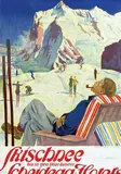 Eduard Stiefel, Scheidegg Hotels, 1928, poster