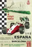 Jordana, Gran Premio de Formula 1 Espana Barcelona, 1969, poster