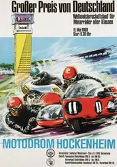 E. Koch, Großer Preis von Deutschland, 1969, poster
