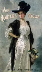 Conrad Kiesel, Van Houten's Cocoa, poster