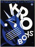 Jos van Woerkom, KRO Boys De twaalf van Piet op Tournee, 1933, poster