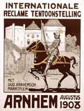 Initials H.V., Int. Reclame Tentoonstelling Arnhem, 1908, poster