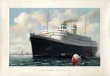 Albert Hemelman, Holland-Am Line s.s. Nieuw Amsterdam, poster