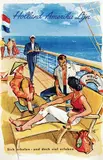 Rien Poortvliet, Holland-Amerika Lijn, 1959, poster