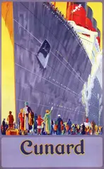 W. McD., Cunard, poster