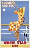 H. Picking, White Star Line Sunshine Cruises, poster