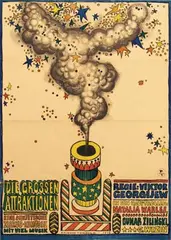 Raimund Friedrich, Die Grossen Attraktionen eine Sowjetische Zircus-Komödie, 1975, poster