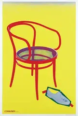 John van Hamersveld, Corbusier Stendig, 1980, poster